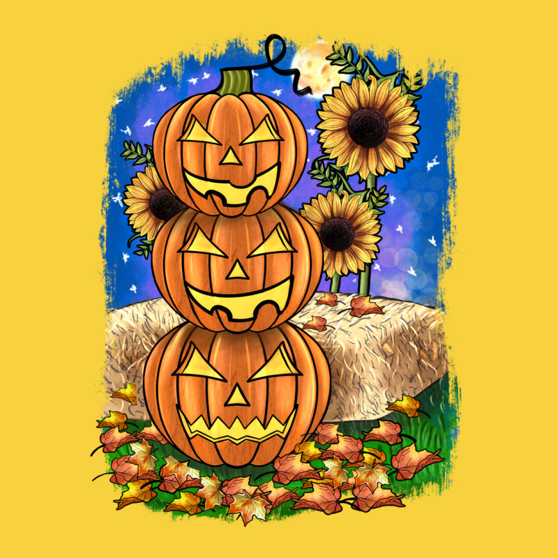 Pumpkin Sunflower Premium Sweatshirt by JahusDesignShop | Teevron