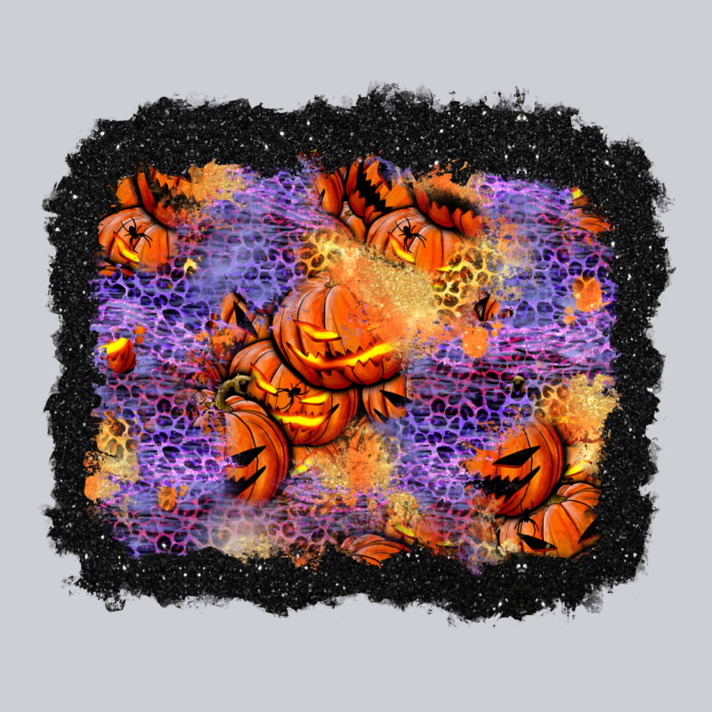 Halloween Pumpkin And Leopard Background Classic Tee by BundleAndBundleShop | Teevron
