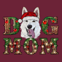Christmas  White Shepherd Dog Mom Long Sleeve Tee | Teevron