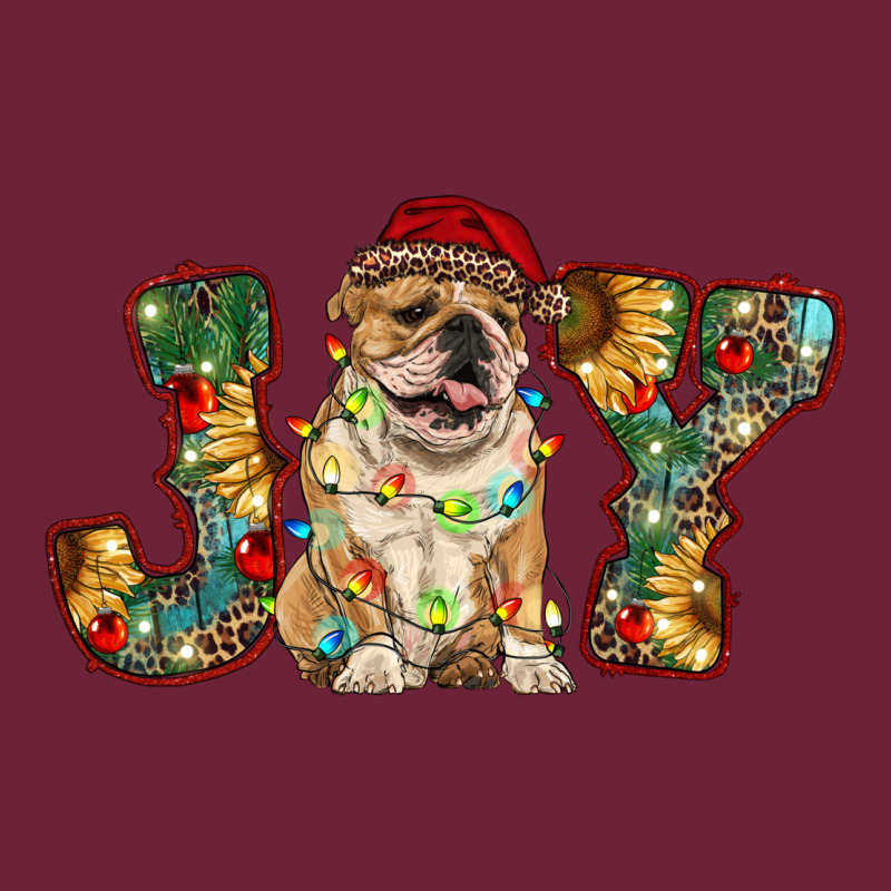 Bulldog Christmas Joy Long Sleeve Tee by RanaPortraitStore | Teevron