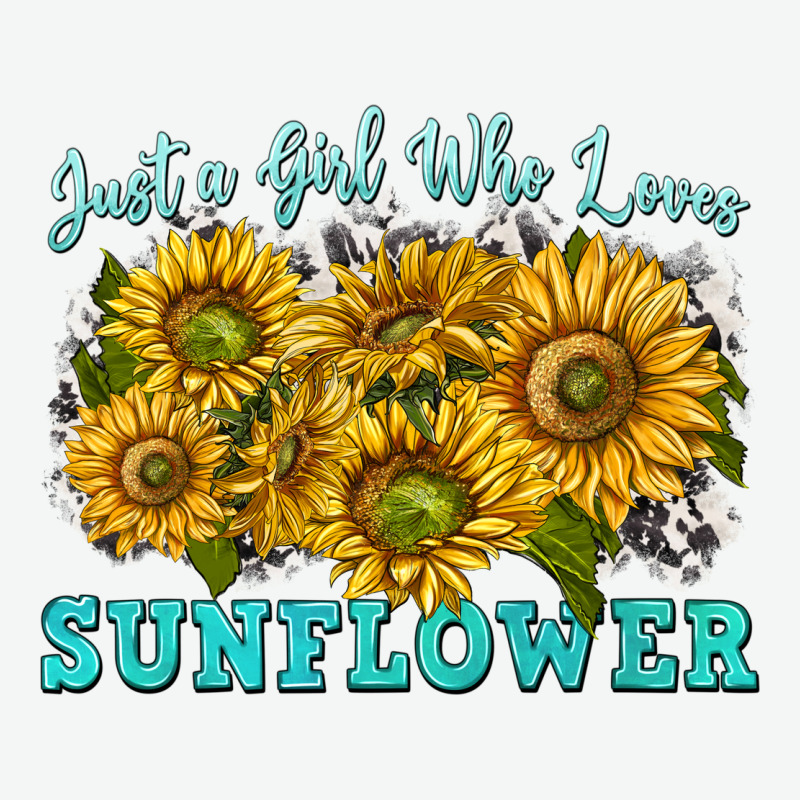 Just A Girl Who Loves Sunflower Urban Heavy Tee by texasbilliewilder | Teevron