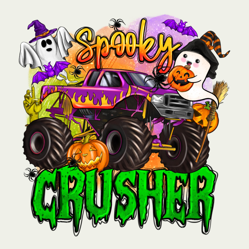 Spooky Crusher Monster Truck Urban Heavy Tee by BarkalooDesign | Teevron