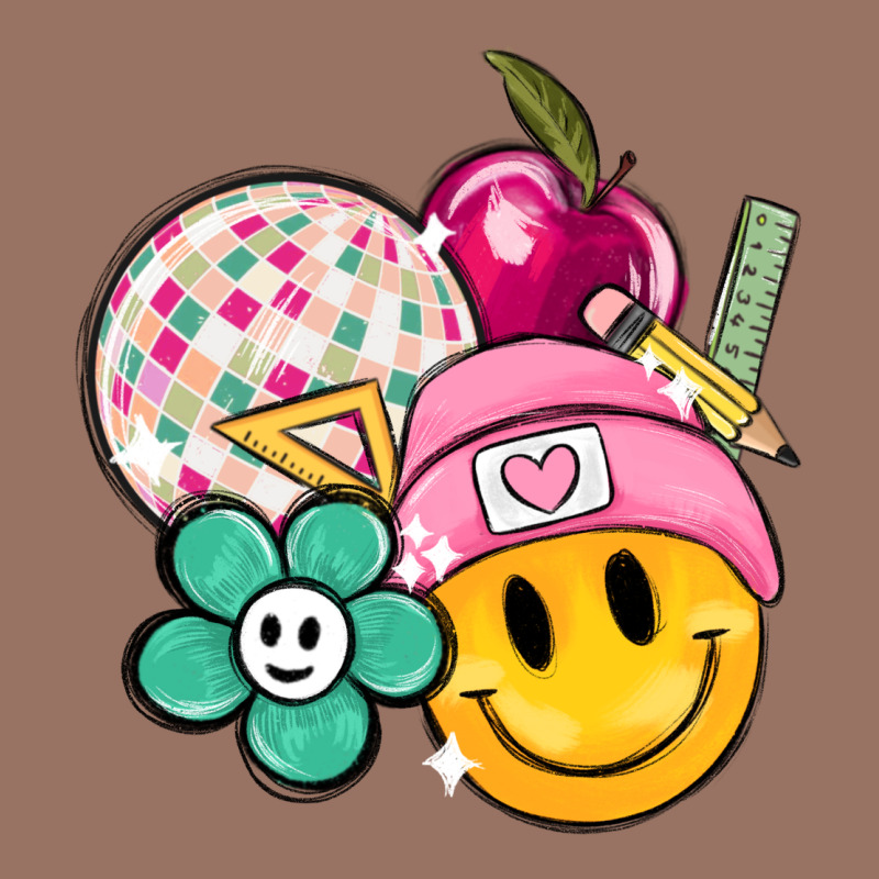Smiley Face And School Elementary Premium Hoodie by MaliasSmallBusiness | Teevron