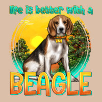 Life Is Better With A Beagle Urban Heavy Tee | Teevron