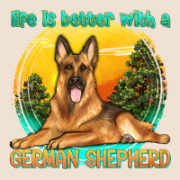 Life Is Better With A German Shepherd Urban Heavy Tee | Teevron