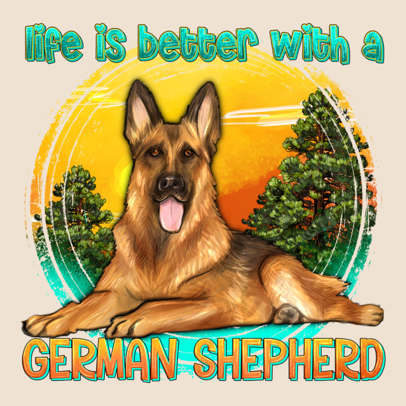 Life Is Better With A German Shepherd Urban Heavy Tee by texasbilliewilder | Teevron