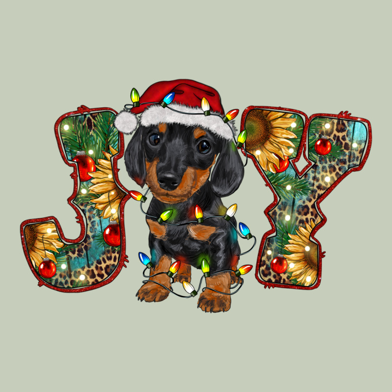 Dachshund Puppy Christmas Joy Ladies Tee by BarkalooDesign | Teevron