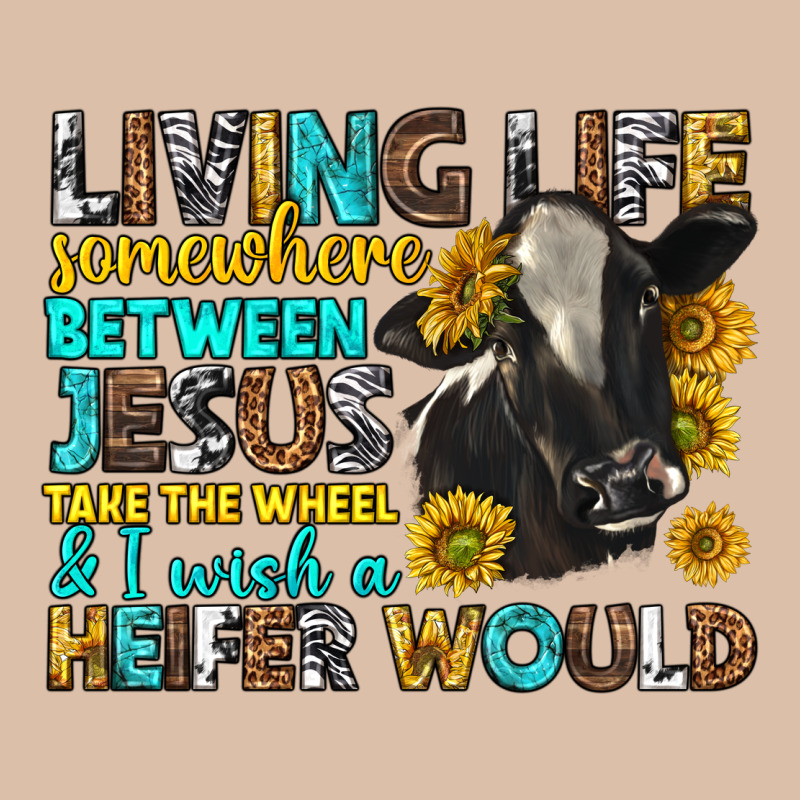 Living Life Somewhere Between Jesus Urban Heavy Tee by texasbilliewilder | Teevron