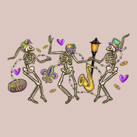 Dancing Skeletons Mardi Gras Premium Hoodie | Teevron