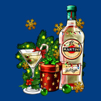Cocrtail Martini And Gift And Snow Premium Sweatshirt | Teevron