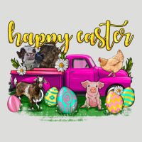 Happy Easter Truck With Farm Animal Zipper Hoodie | Teevron