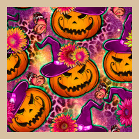 Halloween Witchy Pumpkin Seamless Pattern Heavyweight Hoodie | Teevron
