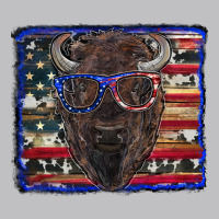 Bison With American Flag And Glasses Classic Tee | Teevron