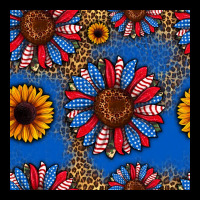 Usa Sunflowers Seamless Pattern Zipper Hoodie | Teevron