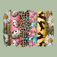 Easter Brushstroke With Quail Eggs Daisy And Bunny Urban Heavy Tee | Teevron