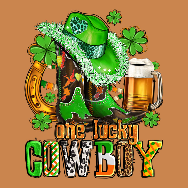 One Lucky  Cowboy With Hat And Boots Heavyweight Hoodie by AdoDesignShop | Teevron
