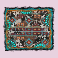 Aztec Background With Gemstone And Cowhide Classic Tee | Teevron