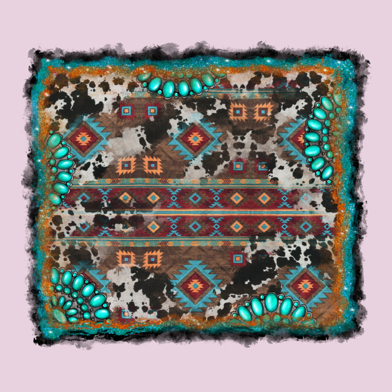 Aztec Background With Gemstone And Cowhide Classic Tee by RanaPortraitStore | Teevron