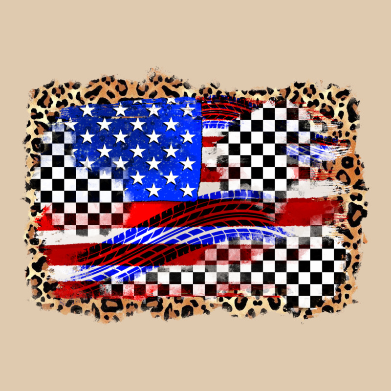 Race American Flag Classic Tee by Zillion Design Studio | Teevron