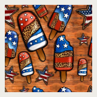 Patriotic Popsicles Seamless Pattern Zipper Hoodie | Teevron