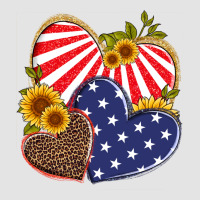 America Heart And Sunflower Premium Sweatshirt | Teevron
