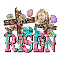 He Is Risen Easter Day Zipper Hoodie | Teevron