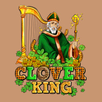 St Patricks Clover King  With Shamrocks Heavyweight Hoodie | Teevron