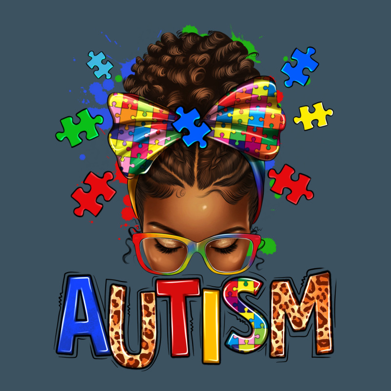 Autism Awareness Afro Messy Bu Urban Heavy Tee by texasbilliewilder | Teevron