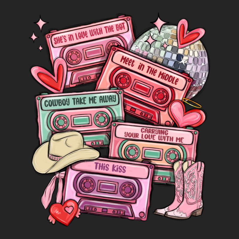 Valentines Day Cassette Tapes Premium Hoodie by MaliasSmallBusiness | Teevron