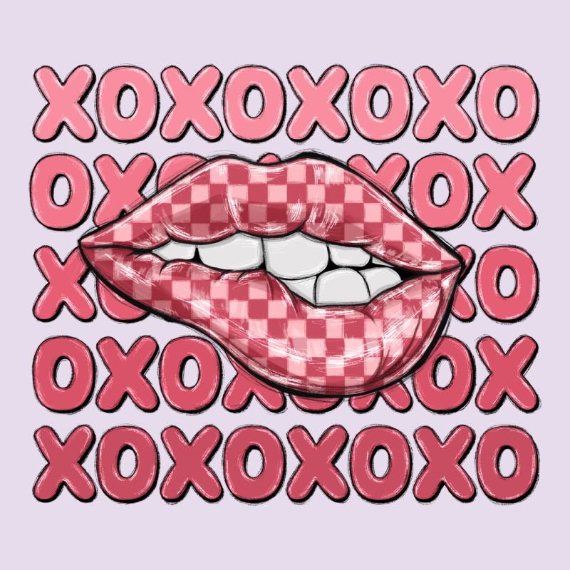 Xoxo Checker Lips Premium Hoodie by MaliasSmallBusiness | Teevron