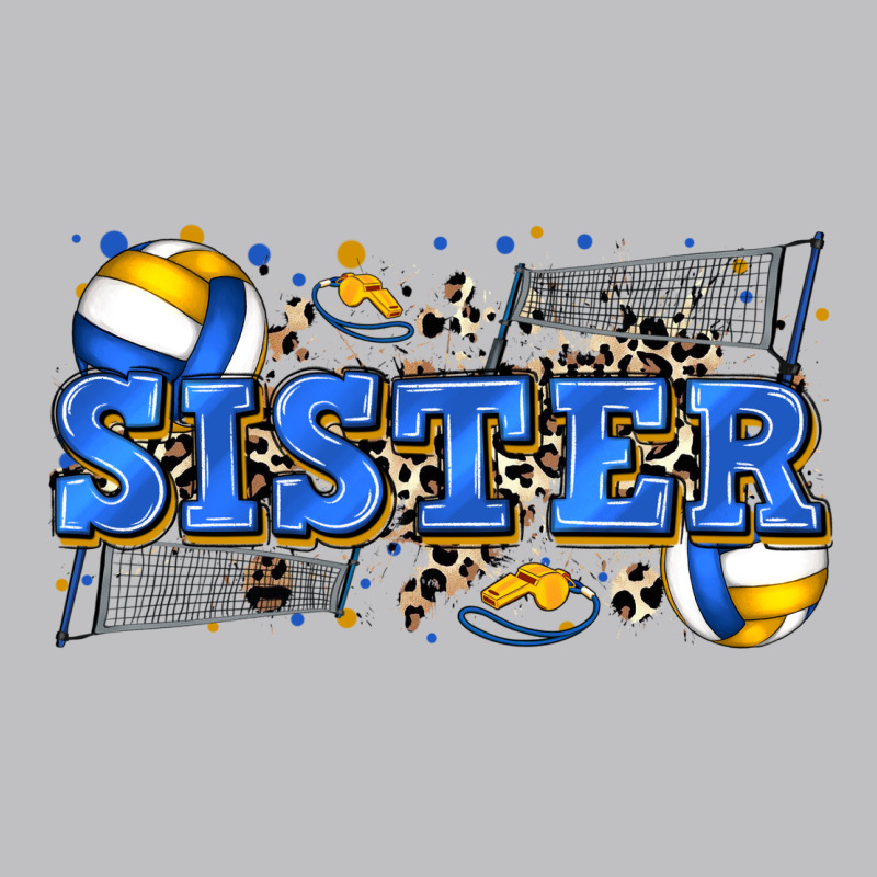Sister Volleyball Long Sleeve Tee by Zillion Design Studio | Teevron