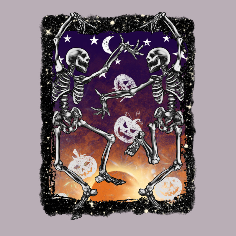 Halloween Dancing Skeletons Stars Vintage Tee by BarkalooDesign | Teevron