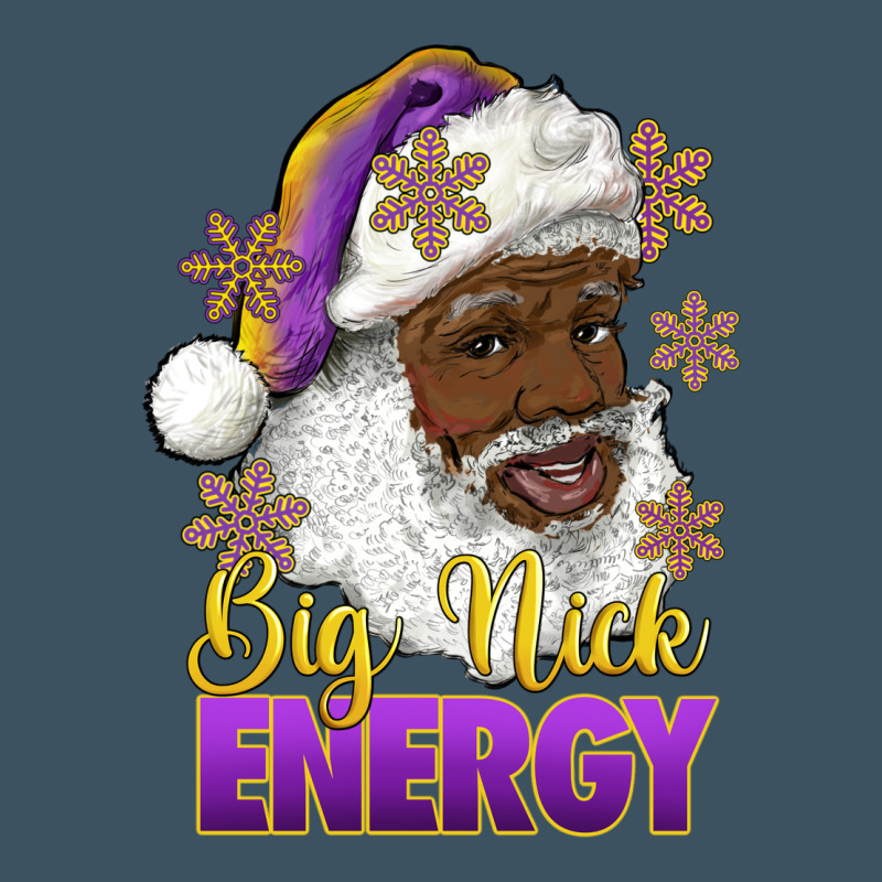 Big Nick Energy Purple And Gold Afro Santa Urban Heavy Tee by RanaPortraitStore | Teevron
