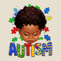 Autism Afro Kid Full Face Urban Heavy Tee | Teevron