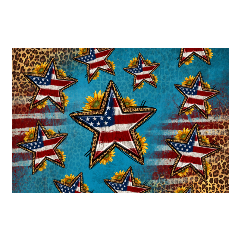 4th Of July Stars Skinny Metal Can Holder Zipper Hoodie by HRA Design Shop | Teevron