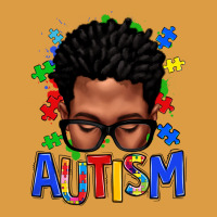Autism Afro Man Urban Heavy Tee | Teevron
