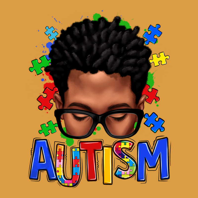 Autism Afro Man Urban Heavy Tee by texasbilliewilder | Teevron