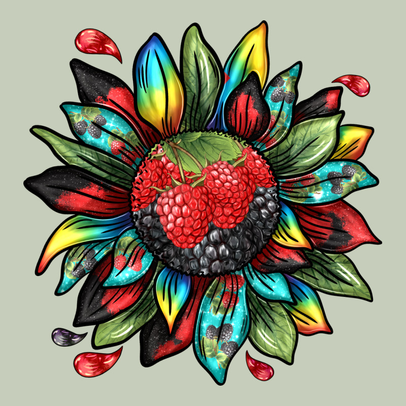 Berry Sunflower Long Sleeve Tee by texasbilliewilder | Teevron