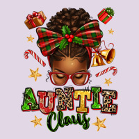 Auntie Claus Afro Messy Bun Classic Tee | Teevron
