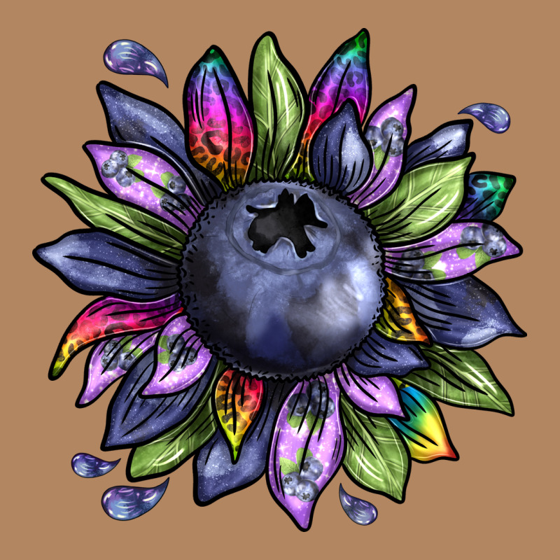 Blueberry Sunflower Long Sleeve Tee by texasbilliewilder | Teevron