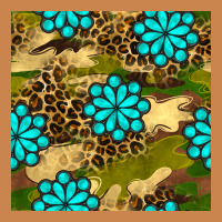 Camouflage Leopard Gemstone Seamless Pattern Heavyweight Hoodie | Teevron