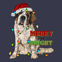 Merry And Bright Saint Bernard Long Sleeve Tee | Teevron