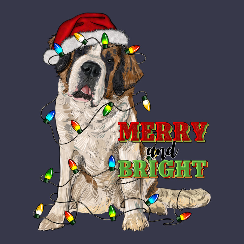 Merry And Bright Saint Bernard Long Sleeve Tee by RanaPortraitStore | Teevron