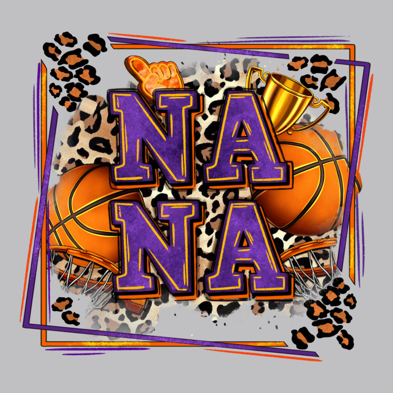 Basketball Nana With Leopard Long Sleeve Tee by Zillion Design Studio | Teevron