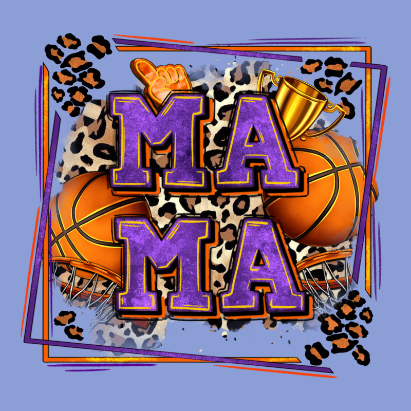 Basketball Mama With Leopard Long Sleeve Tee by Zillion Design Studio | Teevron