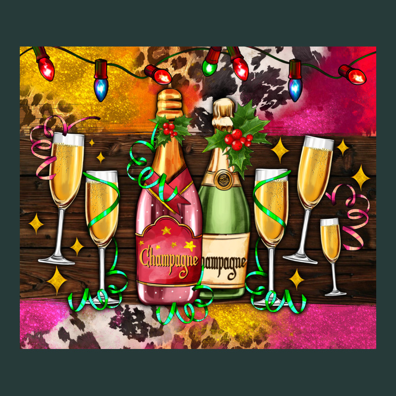 Christmas Champagne Bottles And Premium Sweatshirt by AdoDesignShop | Teevron