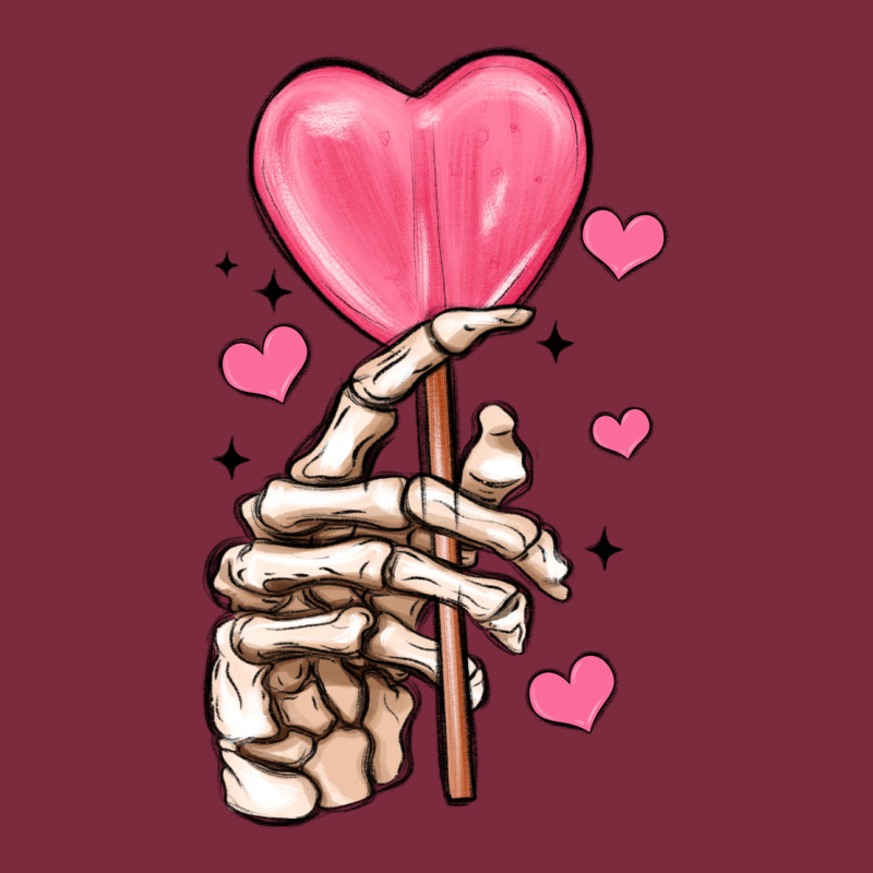 Skeleton Hand With Sugar Valentines Day Premium Hoodie by MaliasSmallBusiness | Teevron