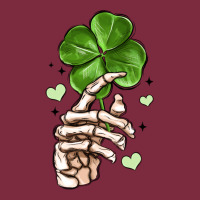 Skeleton Hand With Shamrock St Patrick S Day Premium Hoodie | Teevron