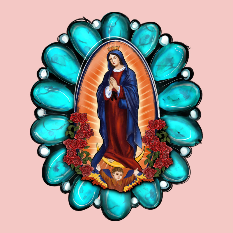 Gemstone Lady Of Guadalupe Urban Heavy Tee by RanaPortraitStore | Teevron