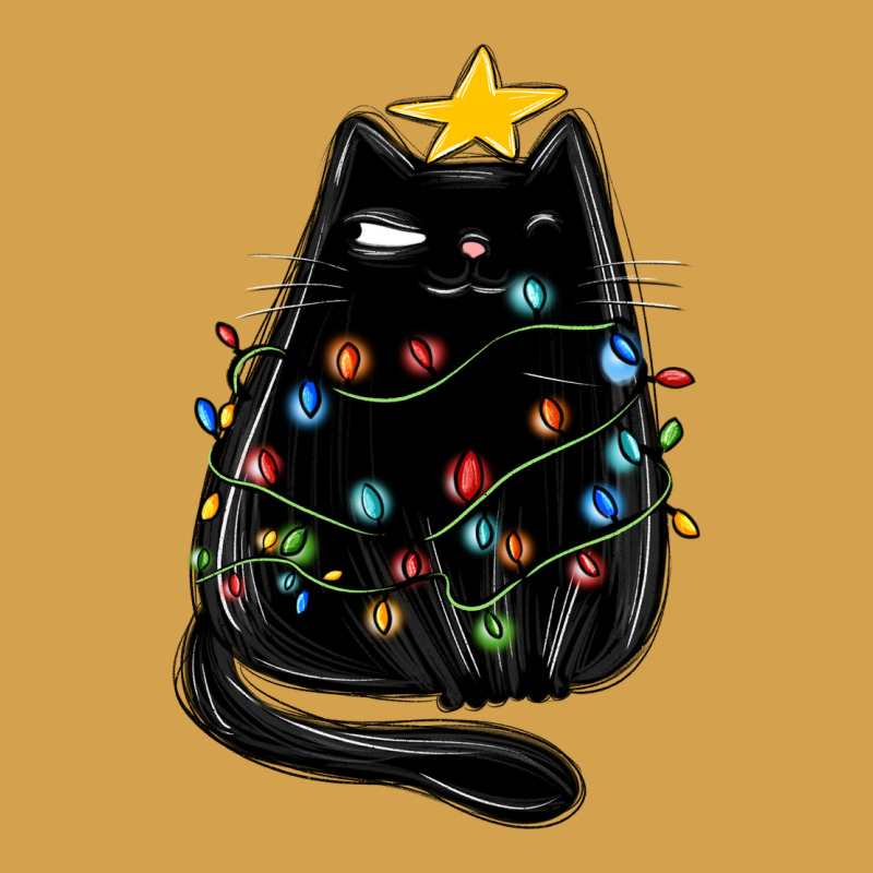 Christmas Cat With Lights Urban Hoodie by MaliasSmallBusiness | Teevron